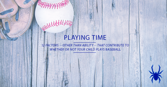 Tournament Baseball Playing Time