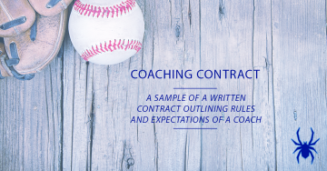 Youth Baseball Coach Contract [Sample]