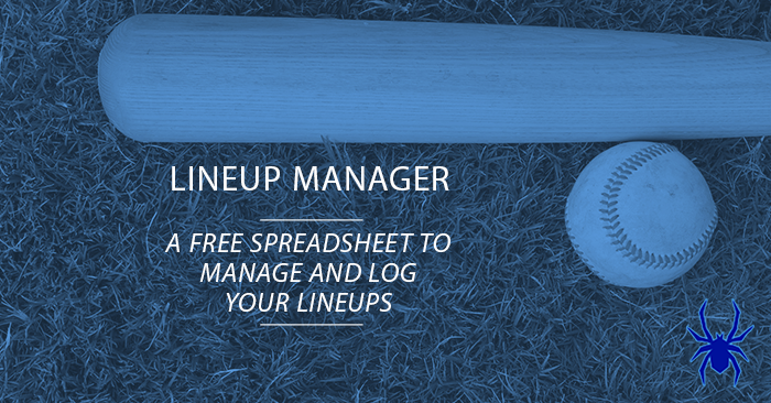 Youth Baseball Lineup Manager and Template - Spiders Elite